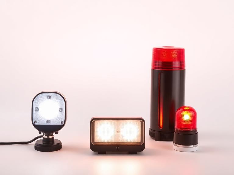Aircraft LED navigation light, landing light and strobe beacon